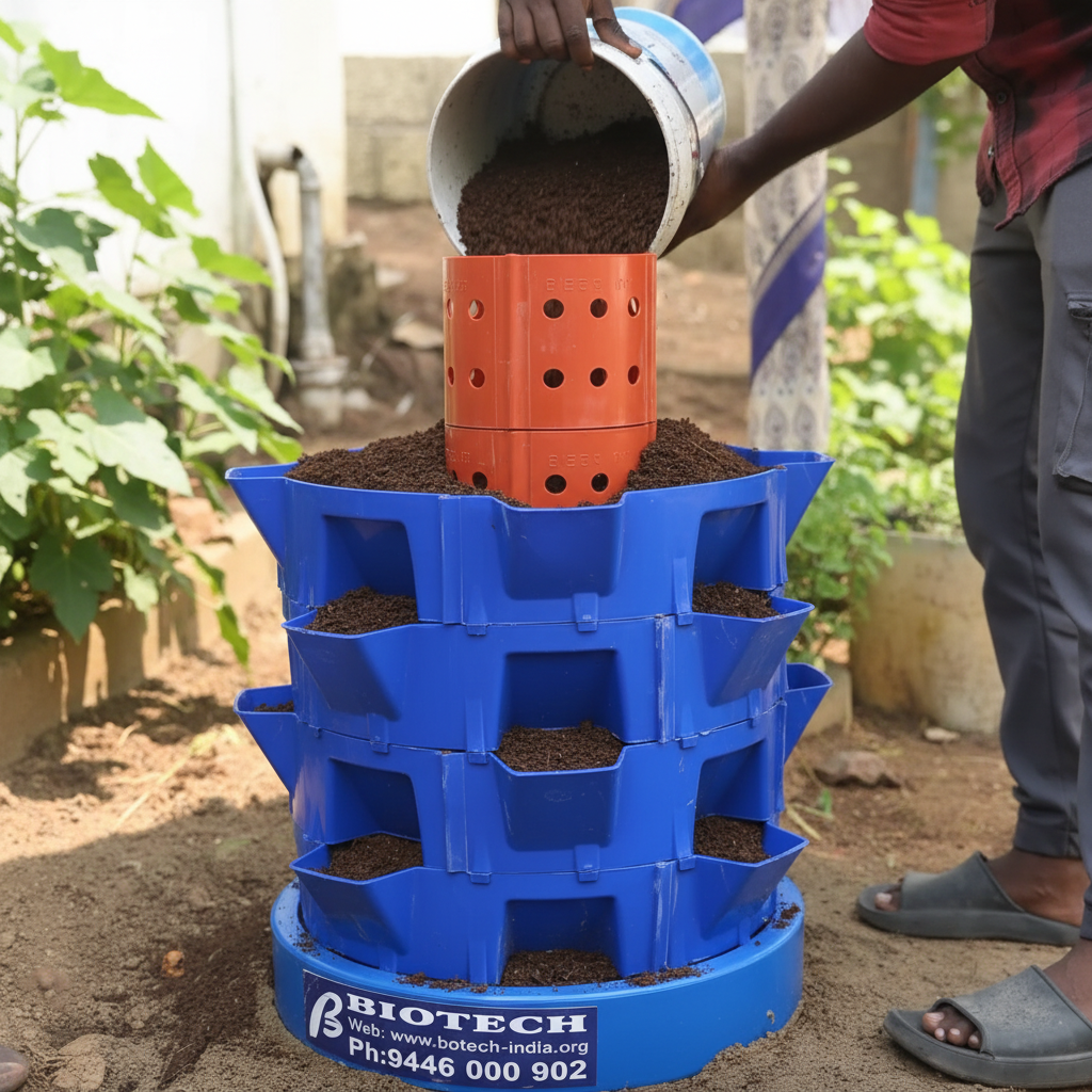 Composter Garden – Assembly Setup Stage
