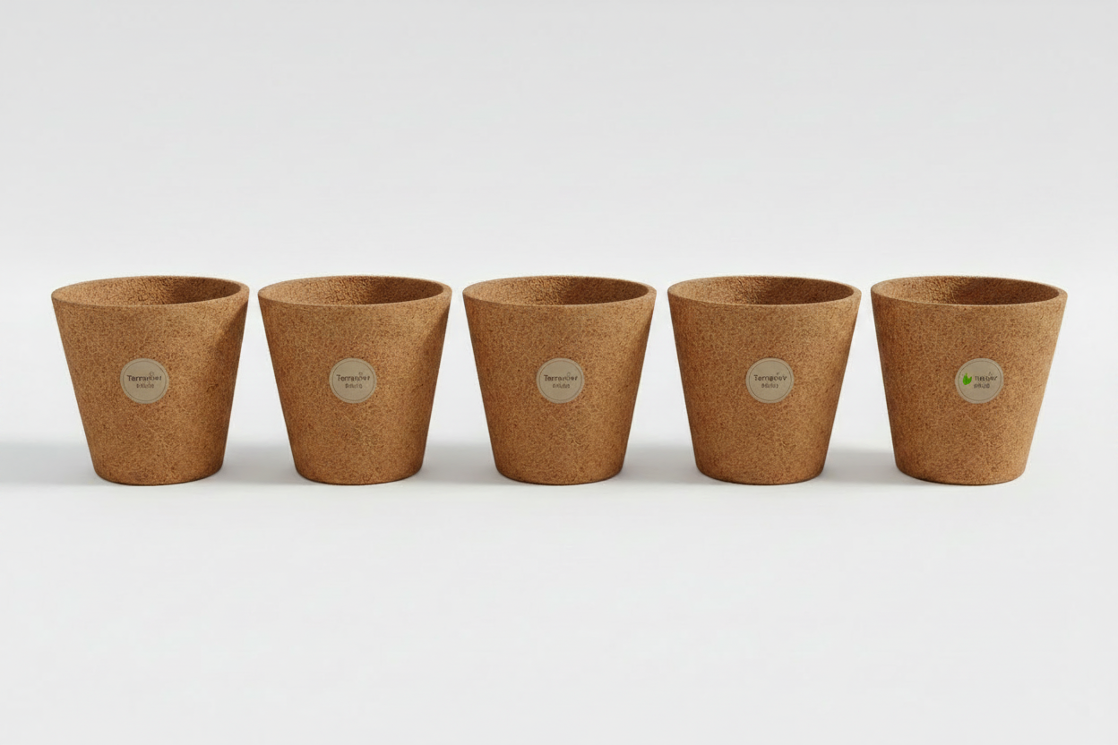 Five 26cm Coir Pots